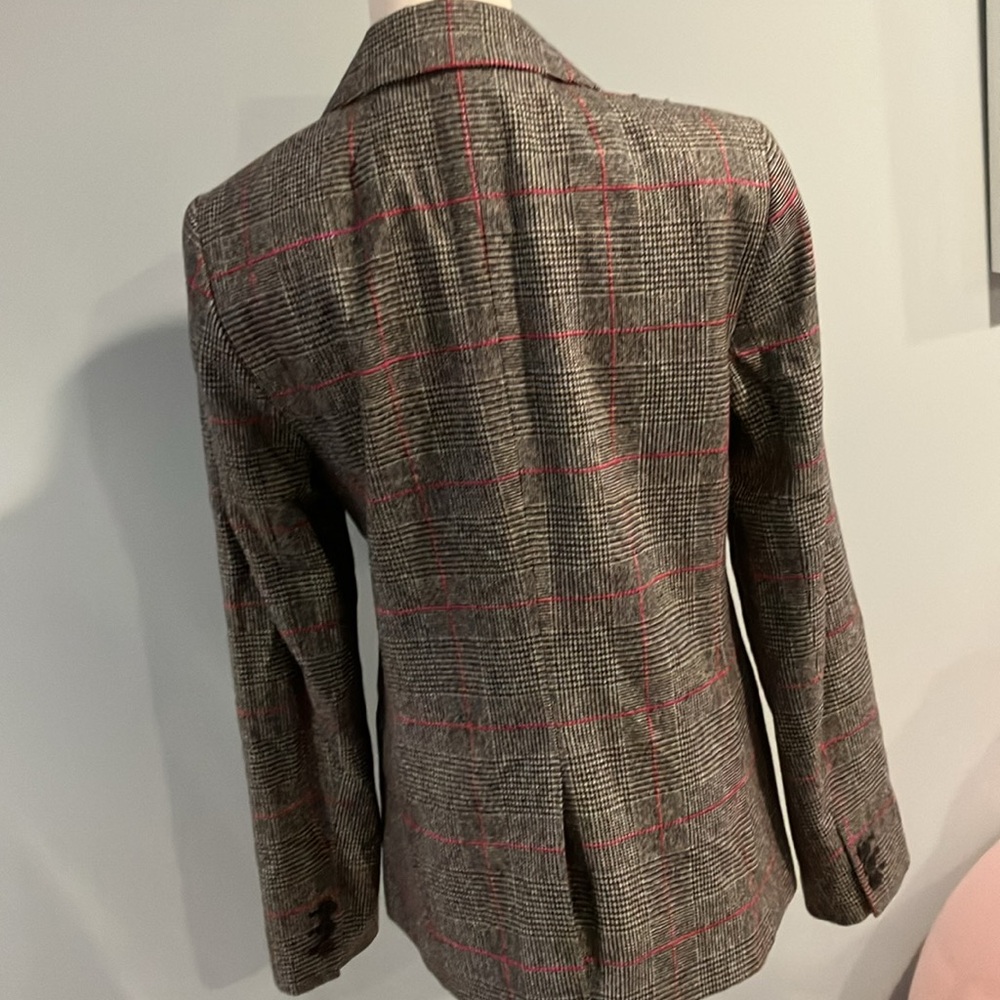 NWT JCrew plaid wool blazer - Picture 3 of 4